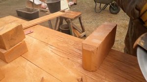Снятие фаски кирпича, для печи.