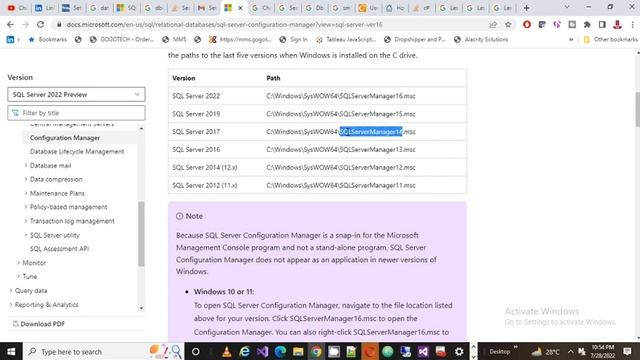 SQLServerConfigurationManager #sqlserver #configuration