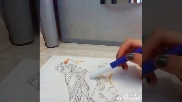 Я расскрашиваю расскраску АНТИ-СТРЕСС смотреть онлайн