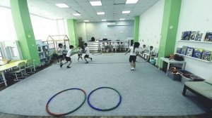 Игра: 2 мячами 《Охотники и утки》ДЦ Андерсен. Красноярск.