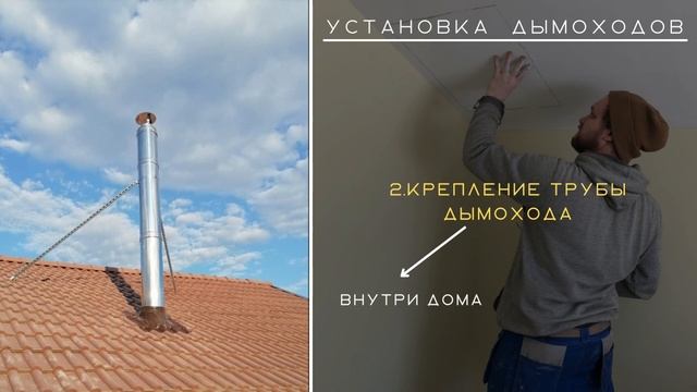 Установка дымохода смотреть онлайн