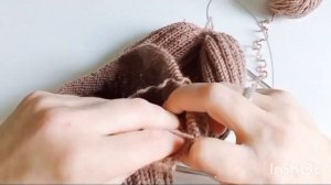 Красивая обработка выреза Балаклавы, кетлевка крючком #вязание #вязаниеспицами #урокивязания