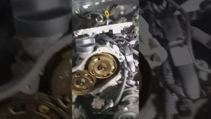 Как выставить метки ГРМ цепи на Mercedes 350