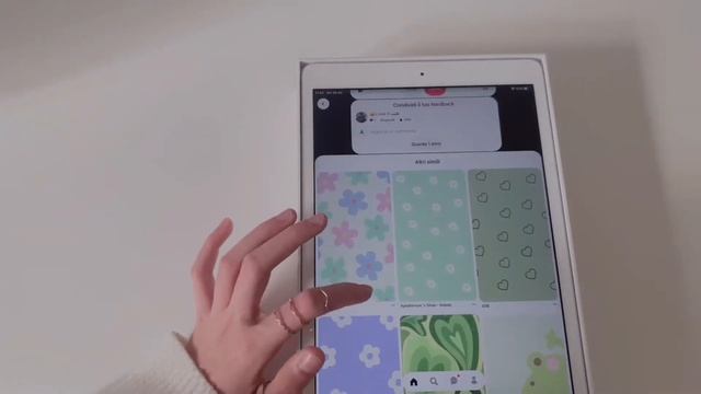 IPad 8th gen 2020 unboxing ? + setup + iPadOS 15 ? ( asmr + soft music ) ☁️