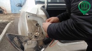 Замена ламп задней левой фары chevrolet aveo T300