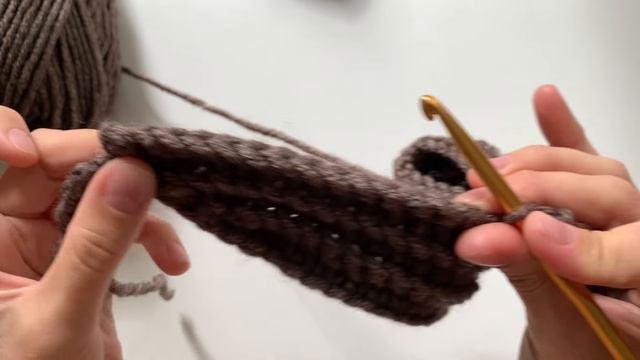 ? ШАПКА КРЮЧКОМ вязаная с отворотом бини/тыковка Crochet hat @shoddikate