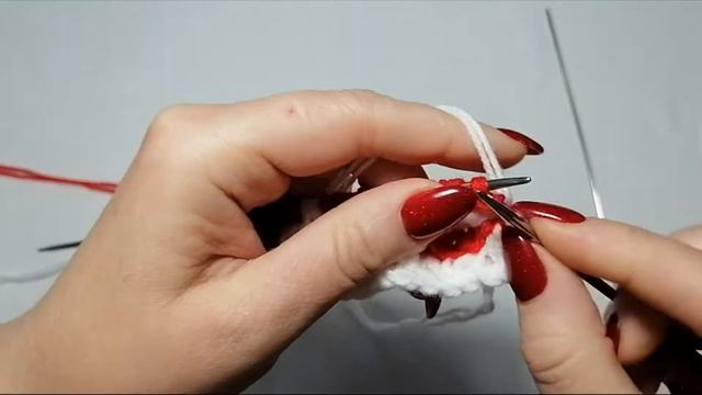 Как связать двухцветную повязку на голову спицами. Повязка на голову весна, осень.Мастер класс.