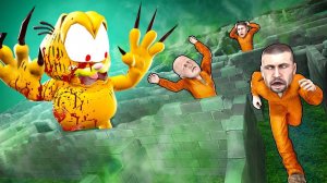 ОПАСНЫЙ ГАРФИЛД В ЛАБИРИНТЕ! МОНСТР SCP 3166 ОХОТИТСЯ НА НАС! ВЫЖИТЬ В ЛАБИРИНТЕ С SCP В Garry`s Mod