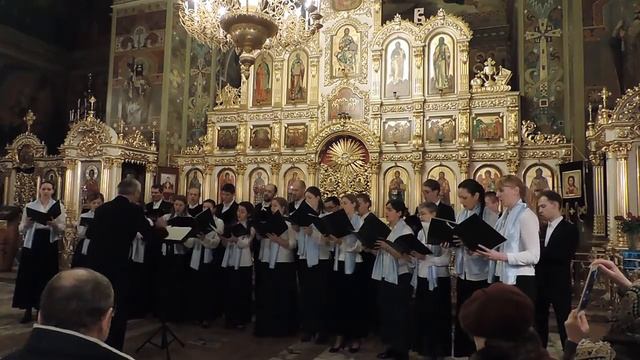 Хор храма Пимена Великого, регент С.И. Беликов
