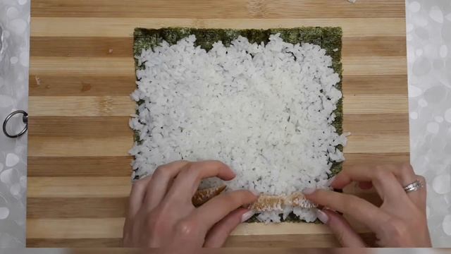 Запечённые суши по-домашнему. Суши с белой рыбой и ананасом