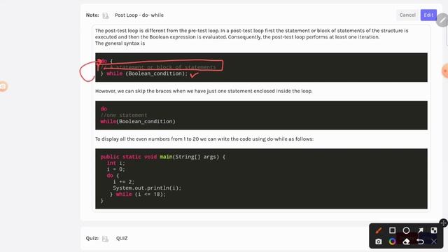 Post Loop Do While | working of do while loop in Java | Java