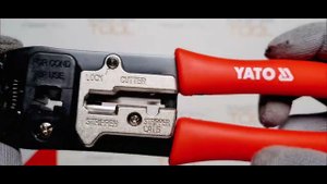 Инструмент для обжима и зачистки проводов 195 мм YATO, YT-2242