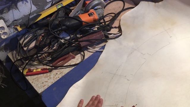 Изготовление бубна Разметка мембраны смотреть онлайн