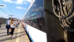 Иволга прибывает на станцию Текстильщики.