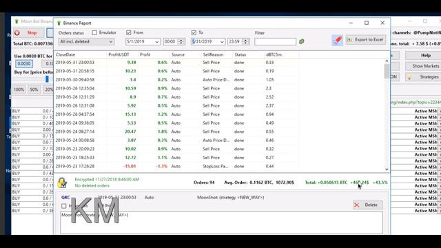 MoonBot | Профит за 6,5 месяцев | Криптомиритель (6month profit) смотреть онлайн