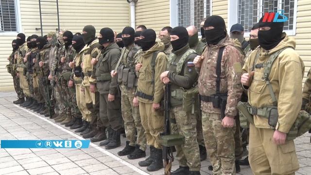 Бойцы ОМОН «Сталинград» вернулись домой