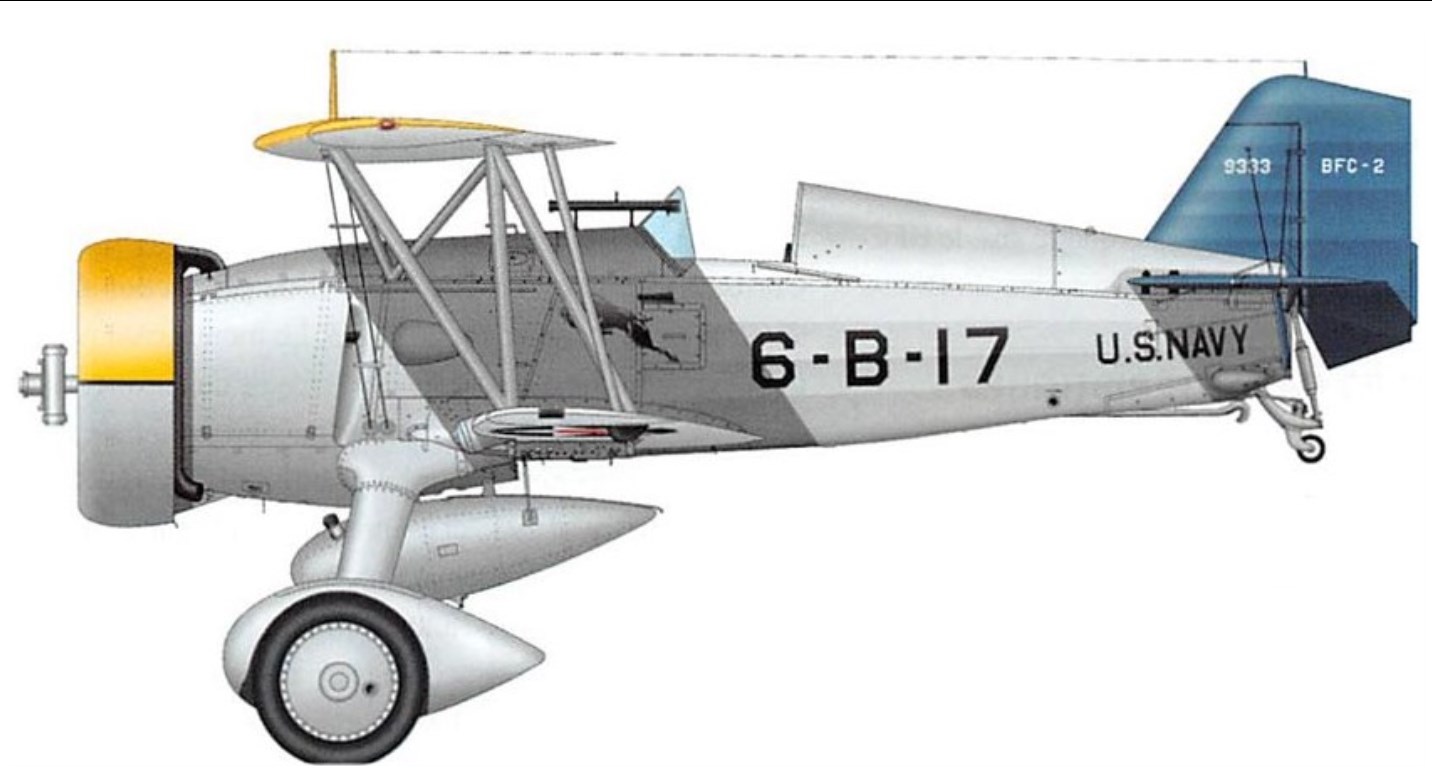 Американский палубный истребитель-бомбардировщик BFC-2 Goshawk