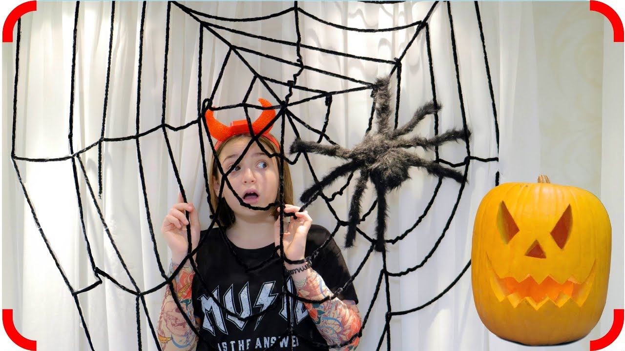 Хэллоуин!!! Кто пугает Тому и маму? Halloween