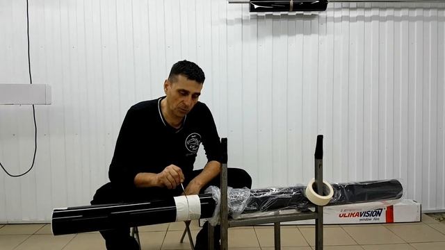 Как распилить тонировочную пленку?