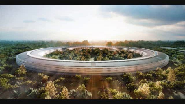 Apple's 'spaceship' HQ opening mid-2016 смотреть онлайн