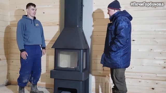 Видеоотзыв заказчика после монтажа отопительной печи Бавария 3 стекла. Печи Горбунова отзыв # 11 смотреть онлайн