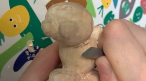 Моя ПЕРВАЯ фигурка из ДЕРЕВА. Резьба по дереву #резьбаподереву #поделки #начинающий