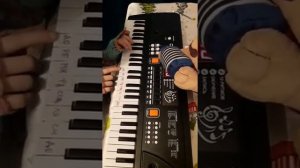 Раз морозною зимой. Разбор. Обучалочка на синтезаторе. Одним пальцем.