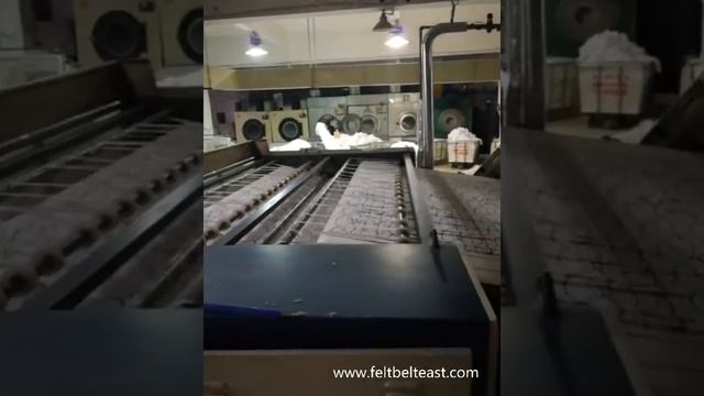 Commercial flatwork ironer belts use for laundry machine