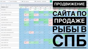 Продвижение сайта по продаже рыбы в СПб