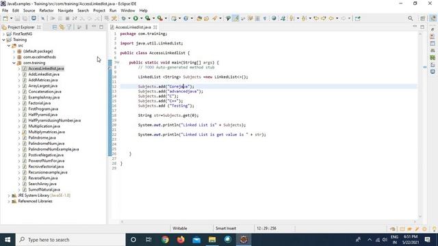 31. Core Java - Write a Program to access remove elements to Linked List смотреть онлайн