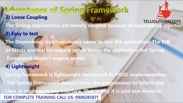 Java In Telugu | Spring Advantages In Telugu смотреть онлайн