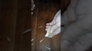 Нож из кованой стали 9хс, твёрдость 61-64 HRC.