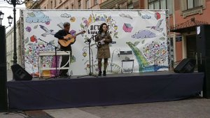 Ольга Туркина и Владислав Черейский на Малой Конюшенной 15.06.2017 #2