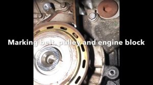 Ford Fiesta 1.4 tdci timing belt replacement. step-by-step guide.