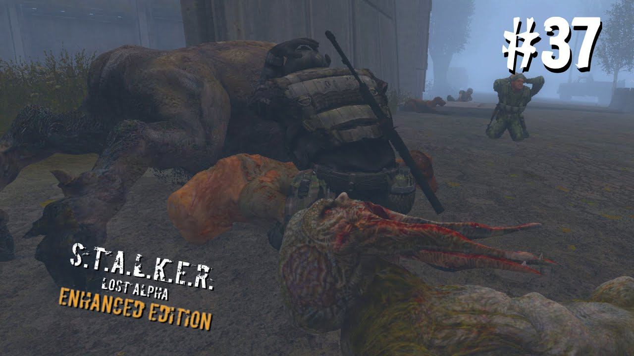 ОГРОМНАЯ ВОЛНА МУТАНТОВ ► S.T.A.L.K.E.R. Lost Alpha Enhanced Edition ► #37 смотреть онлайн