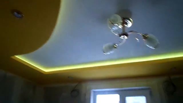 потолок из ГКЛ 2уровня с подсветкой смотреть онлайн