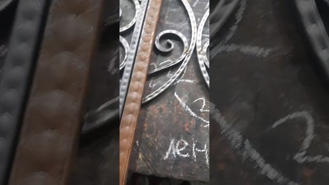 холодная ковка , ещё один интересный вариант рисунка !!! смотреть онлайн