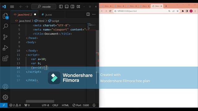 Conditional (Ternary) Operator In Java Script Basic To Advance смотреть онлайн