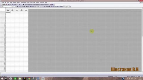 Ввод данных STATISTICA #01 _ СТАТИСТИКА STATISTICA