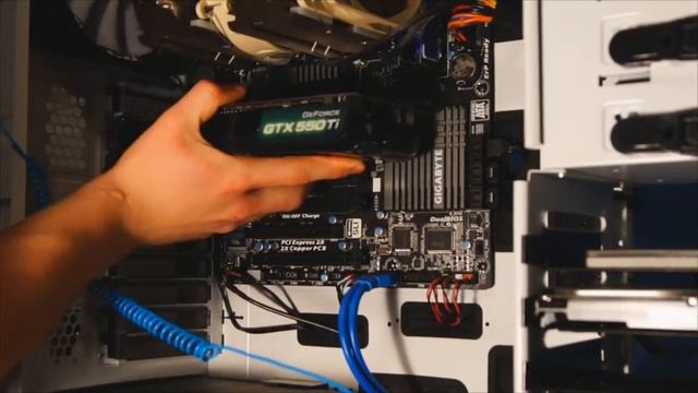 Unboxing gtx 550 ti & how to install a graphics card смотреть онлайн