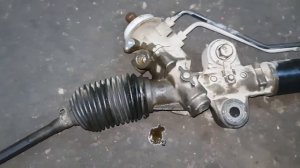 Mazda Premacy замена рулевой рейки.