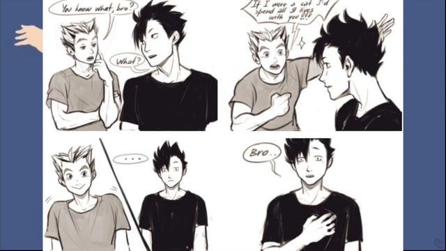 Haikyuu / Озвучка комиксов / Куроо × Бокуто