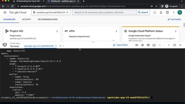 Orchestrating the Cloud with Kubernetes AWS GSP1120 смотреть онлайн