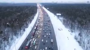 МКАД - Верхние Поля. Начало демонтажа эстакады. Пробки на МКАД (08.01.2022)