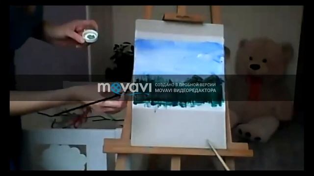 Цветущий луг (правополушарное рисование)