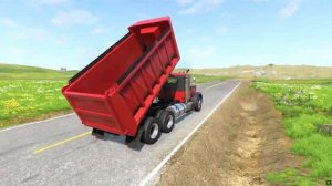 Truck VS Fallen Trees BeamNG Drive – краш-тест автомобиля