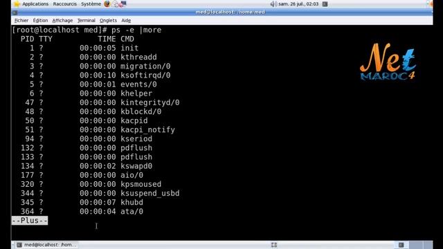 10-Commande linux ps #darija смотреть онлайн