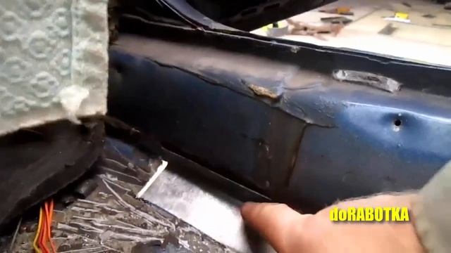 Ремонт порогов и пола ВАЗ 2110-12 своими руками. doRABOTKA