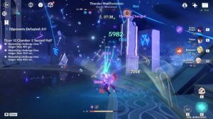 C0 Kokomi Nilou Bloom and C0 Raiden Soup - Genshin Impact Abyss 3.7 - Floor 12 9 Stars