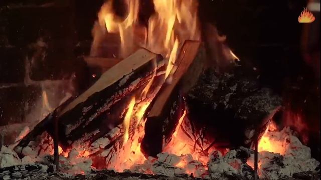 Warm Fireplace Ambience ? Relaxing Fireplace & Crackling Fire Sounds with Burning Logs 12 Hours смотреть онлайн